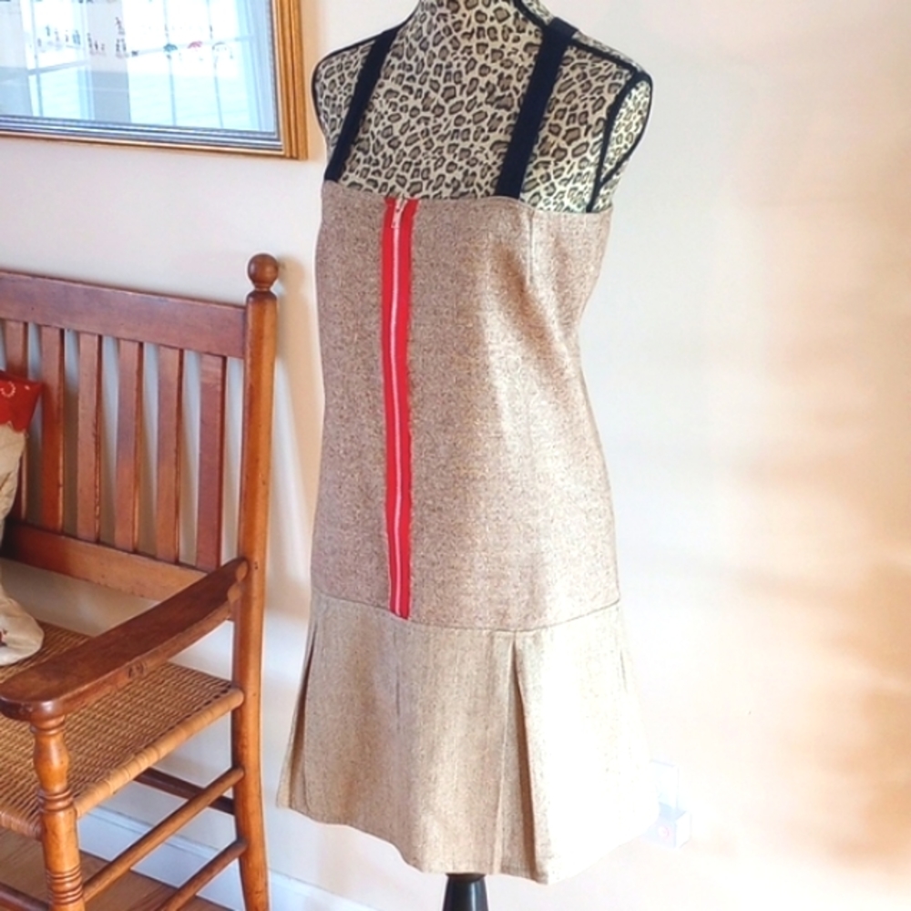 REDUCED!Grunge Revival-Handmade Reimagined UR Ladies Jumper Sz S Color:Tan/Black